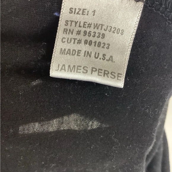 James Perse Sz 1 S Cowl Neck Long Sleeve Pullover Top Black 100% Tencel - Picture 5 of 6